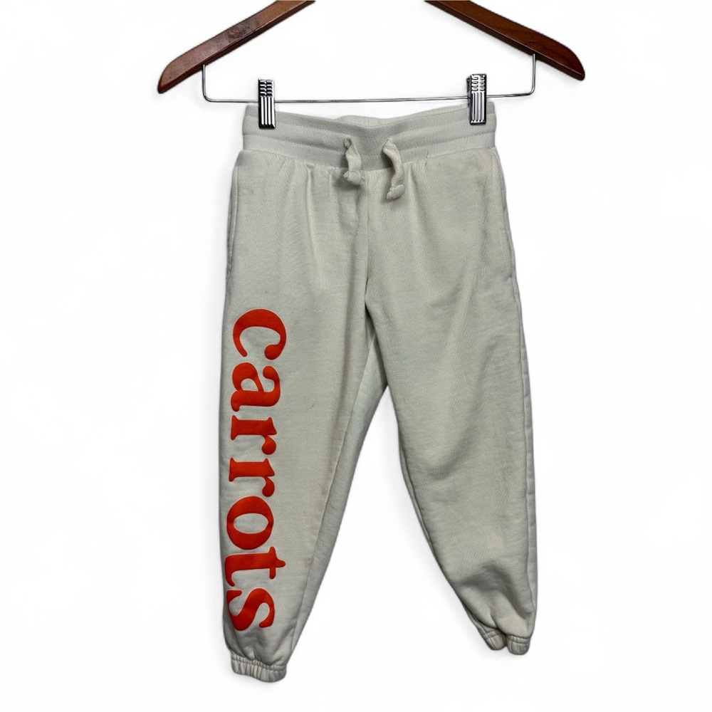 Anwar‎ Carrots Kids Jogger Pants - Gray with orange Accents XS 4/6